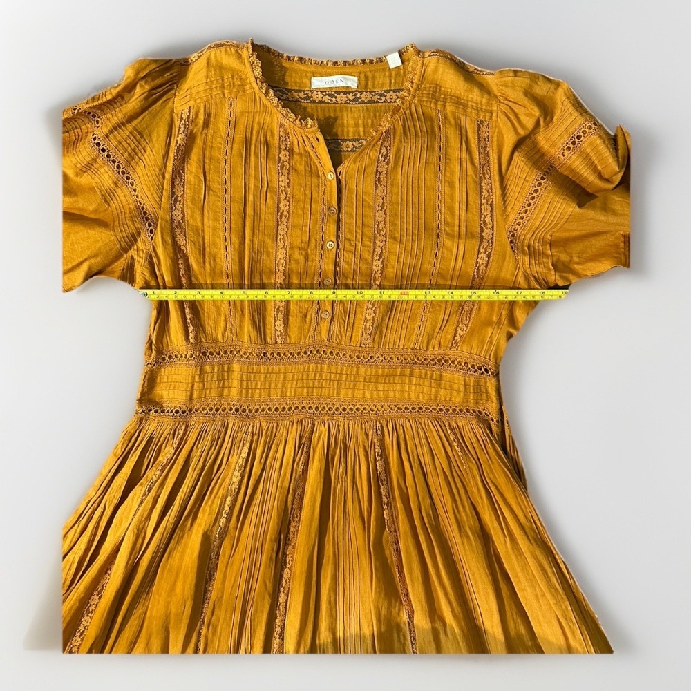 Women’s Long Sleeve Midi Dress in Burnt Orange - Picture 13 of 15